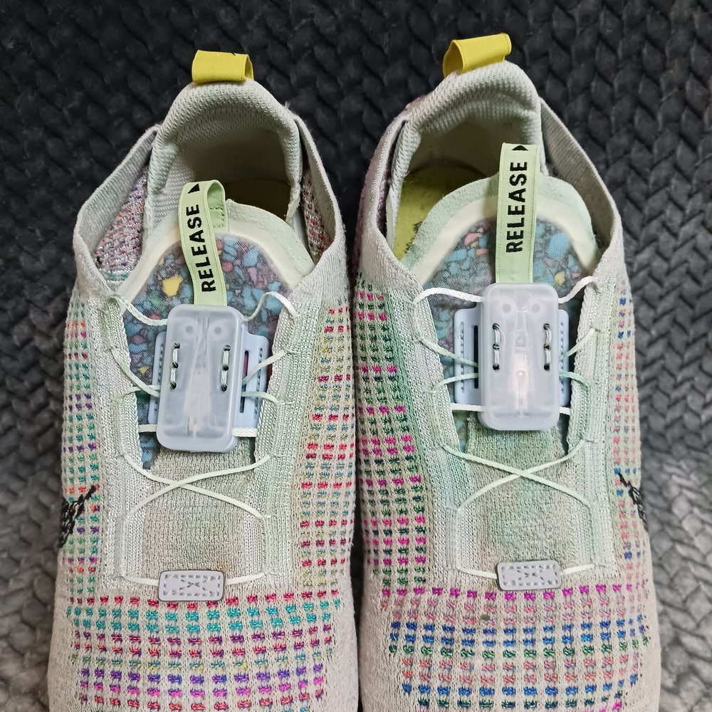 Nike Air VaporMax 2020 Flyknit Pure Platinum Multi Color Men's Shoes Size 11 - Picture 7 of 15